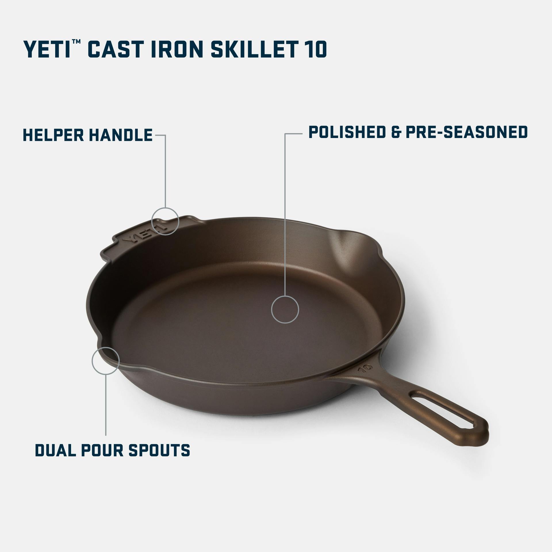 YETI® Cast Iron Skillet 10